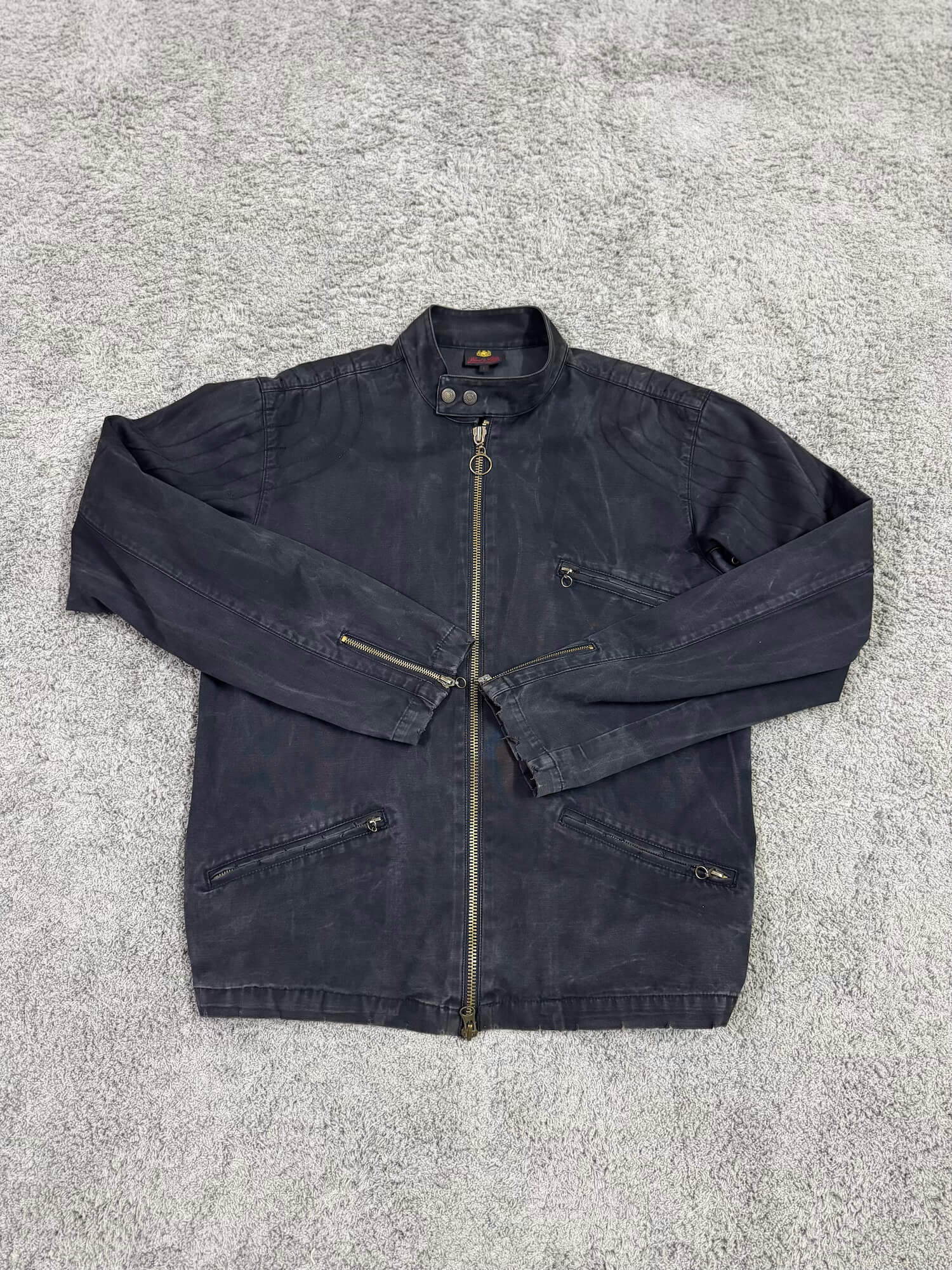 Blood & Gliter - Biker Denim Jacket (L)