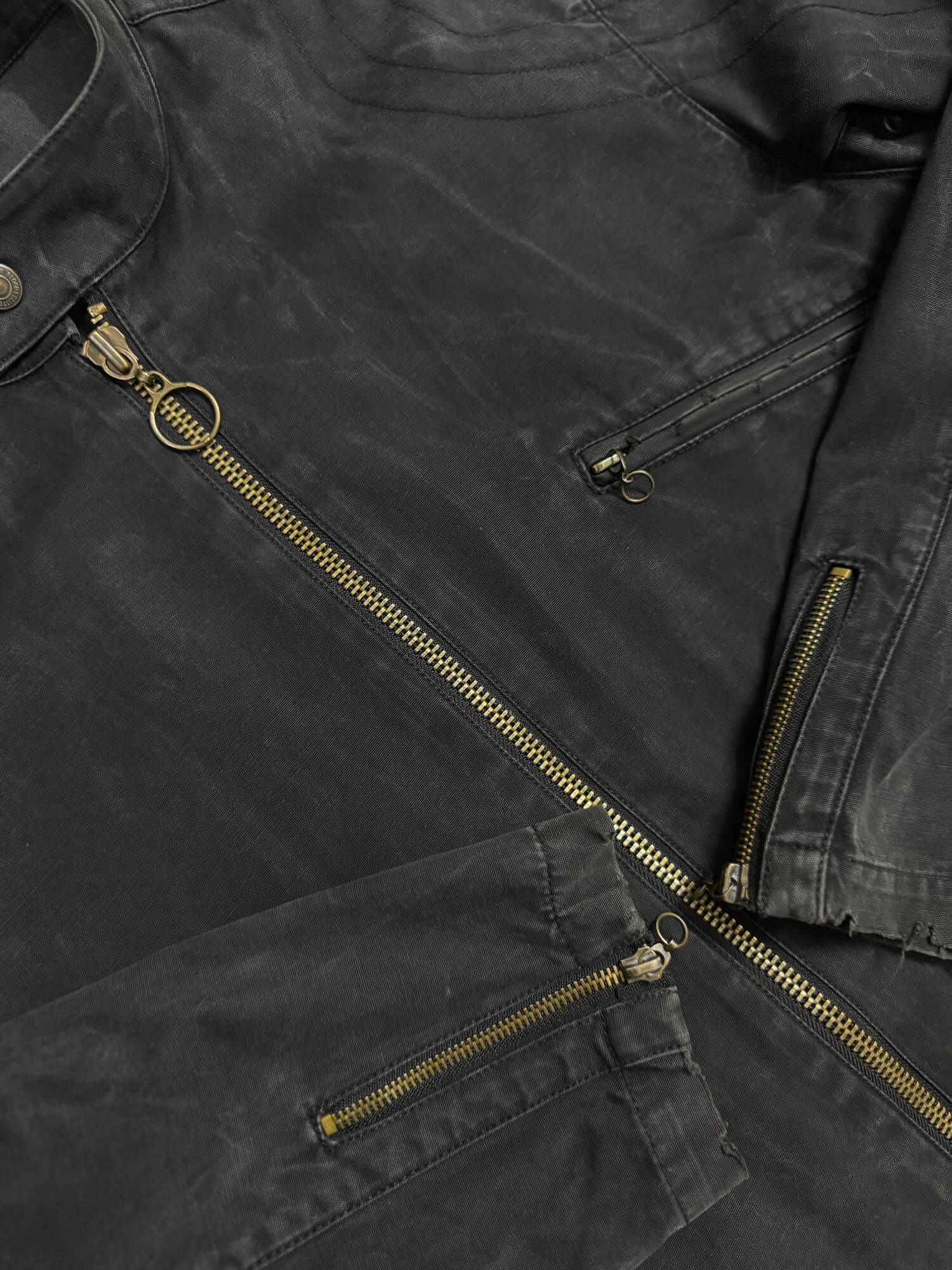 Blood & Gliter - Biker Denim Jacket (L)