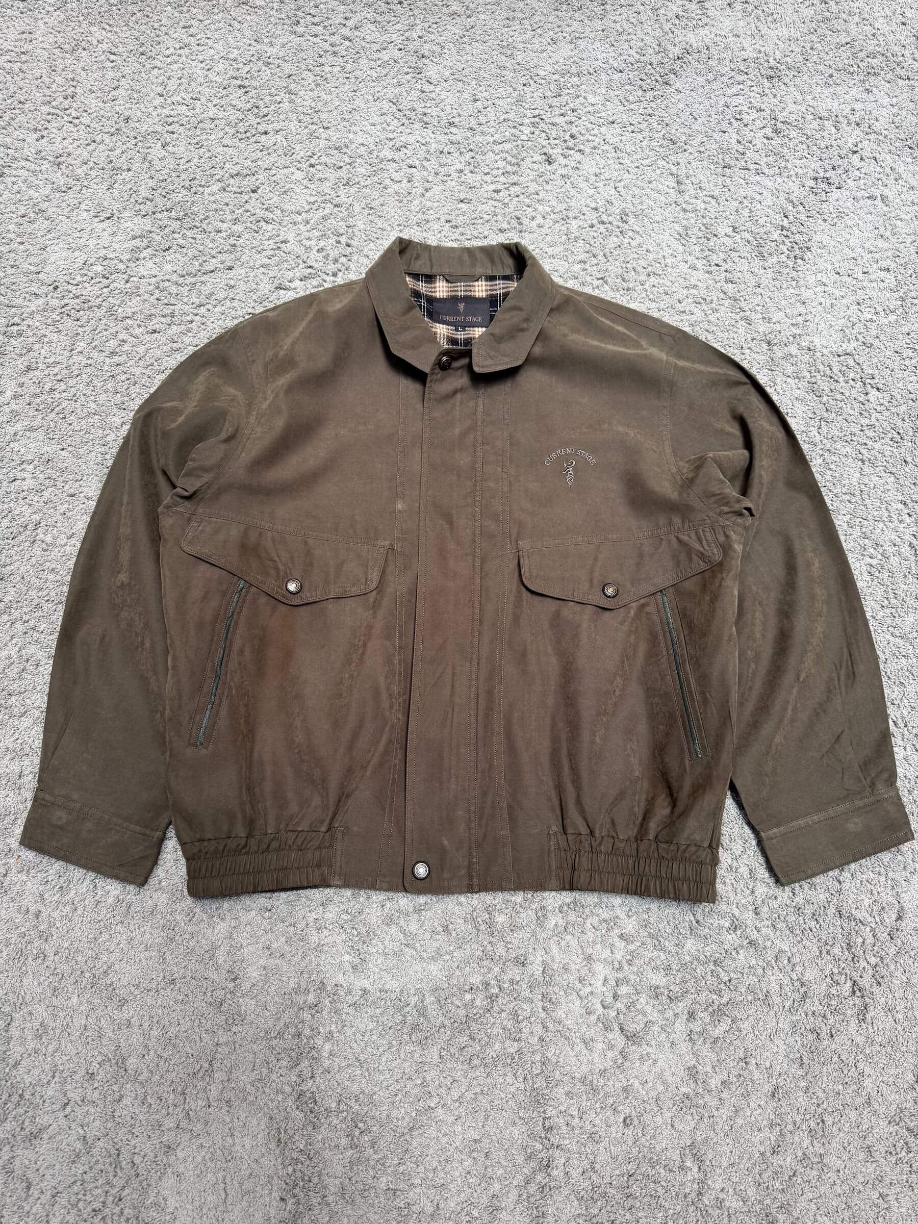 Current Stage - Suede Vintage jacket (M/L)