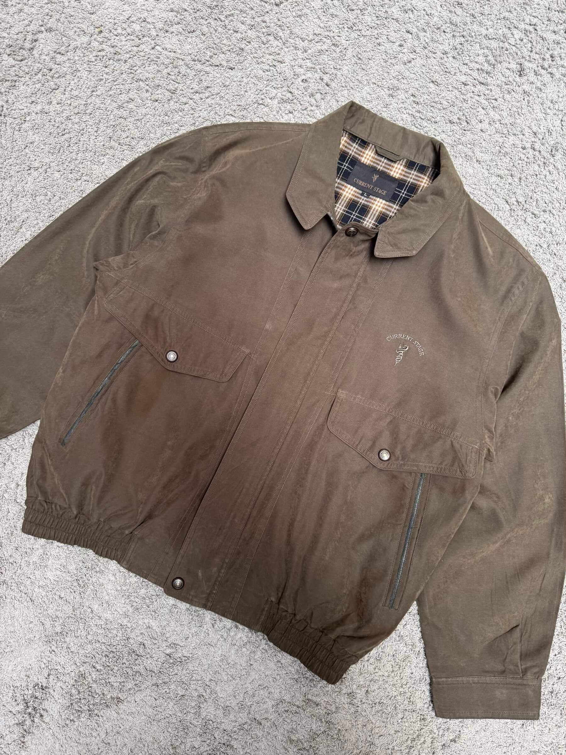 Current Stage - Suede Vintage jacket (M/L)