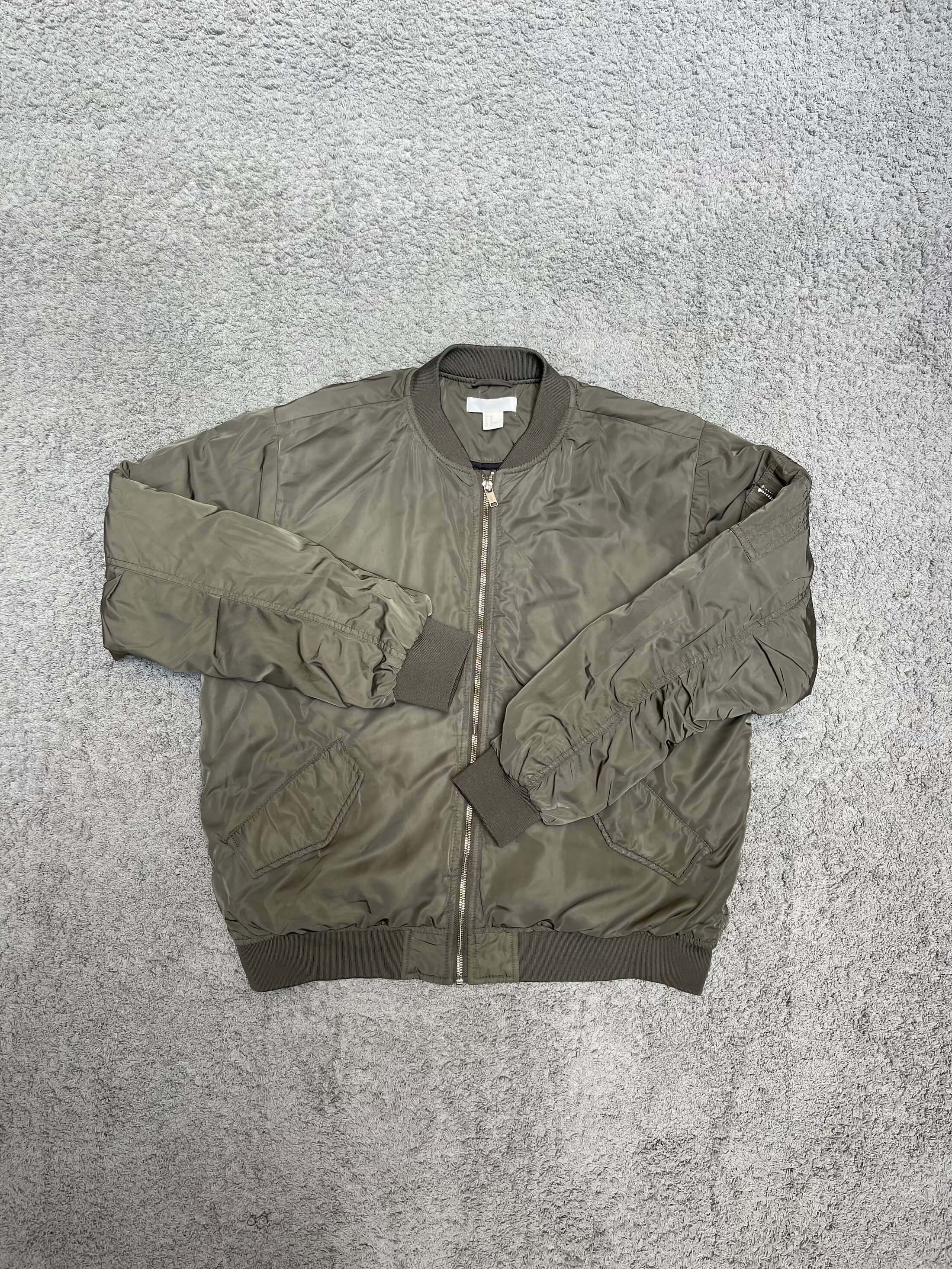 H&M - Military Green Bomber Jacket (M/L)