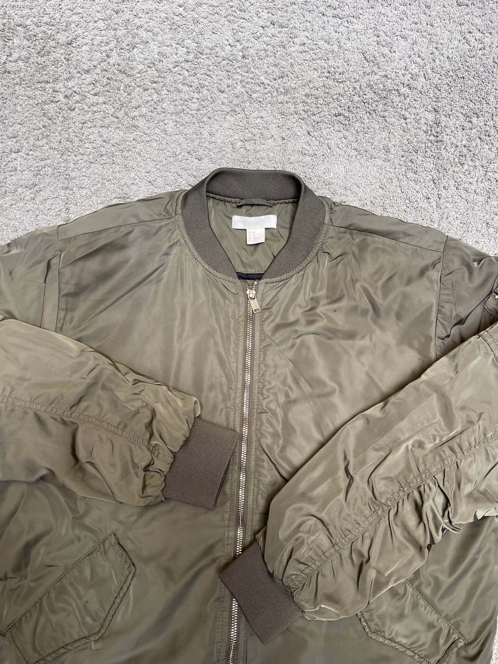 H&M - Military Green Bomber Jacket (M/L)