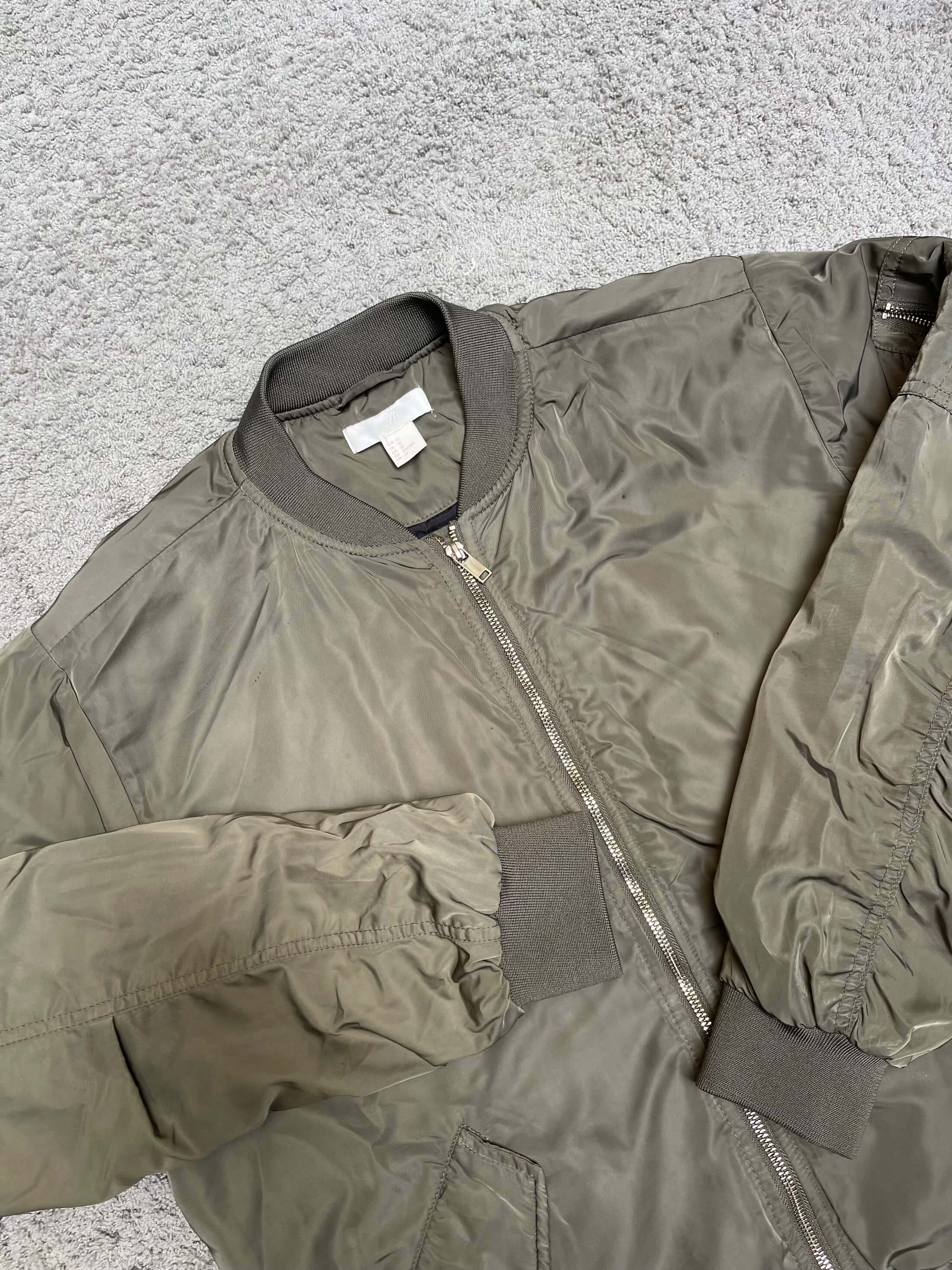 H&M - Military Green Bomber Jacket (M/L)