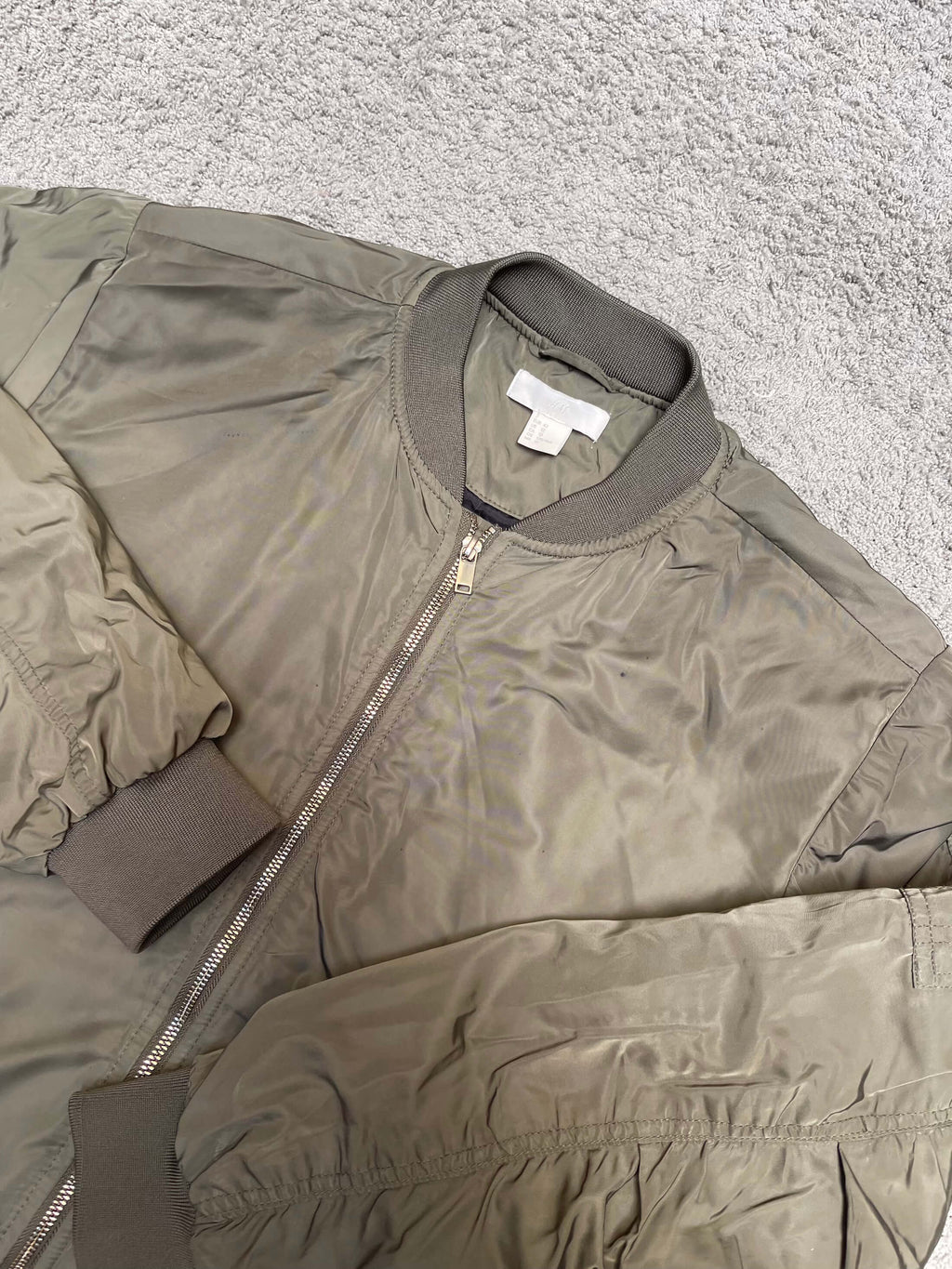 H&M - Military Green Bomber Jacket (M/L)