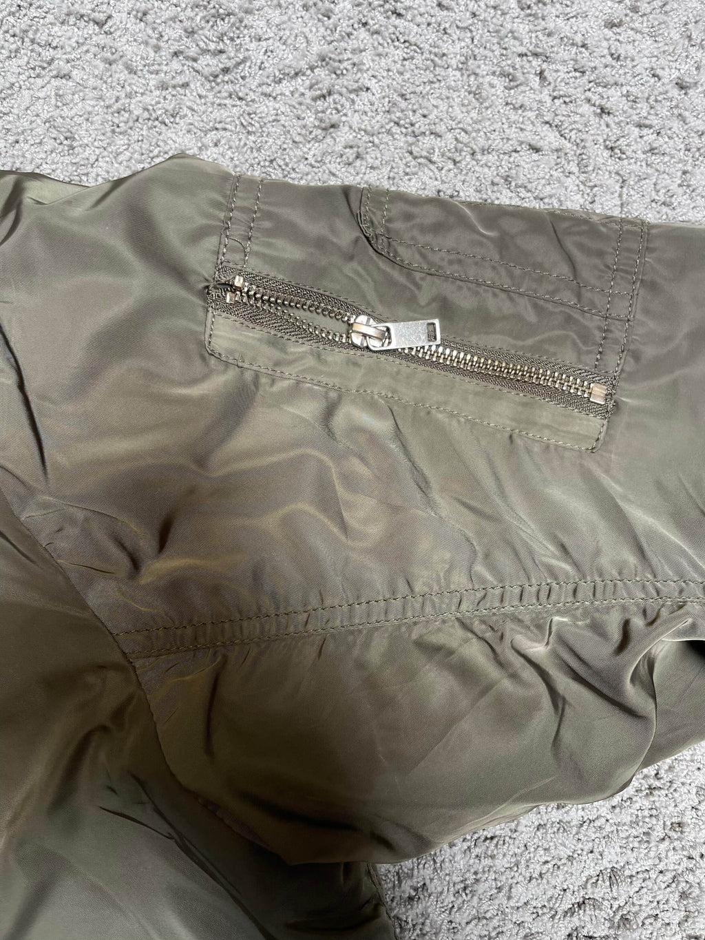 H&M - Military Green Bomber Jacket (M/L)