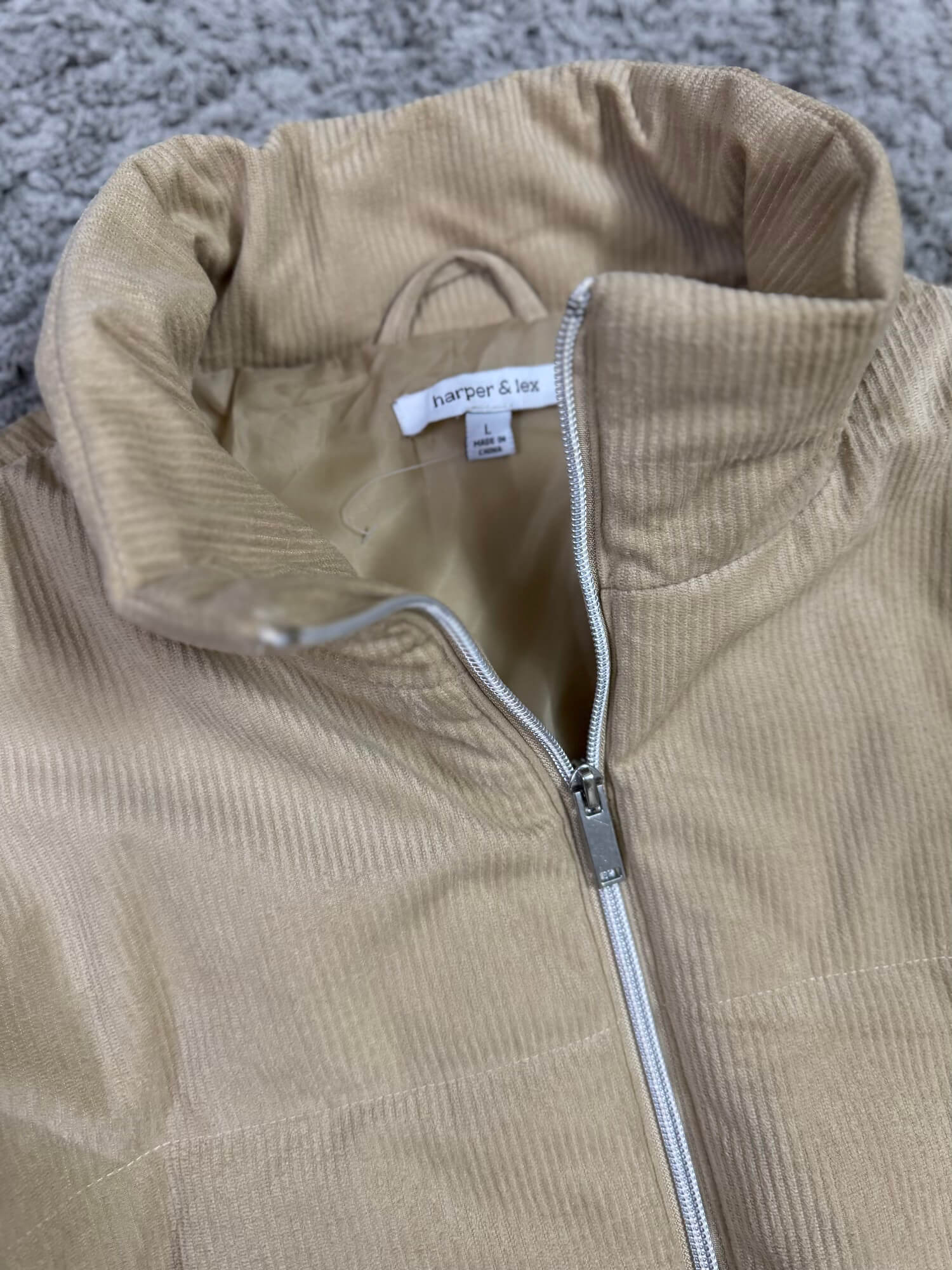 Harper & Lex - corduroy puffer for her (M/L)