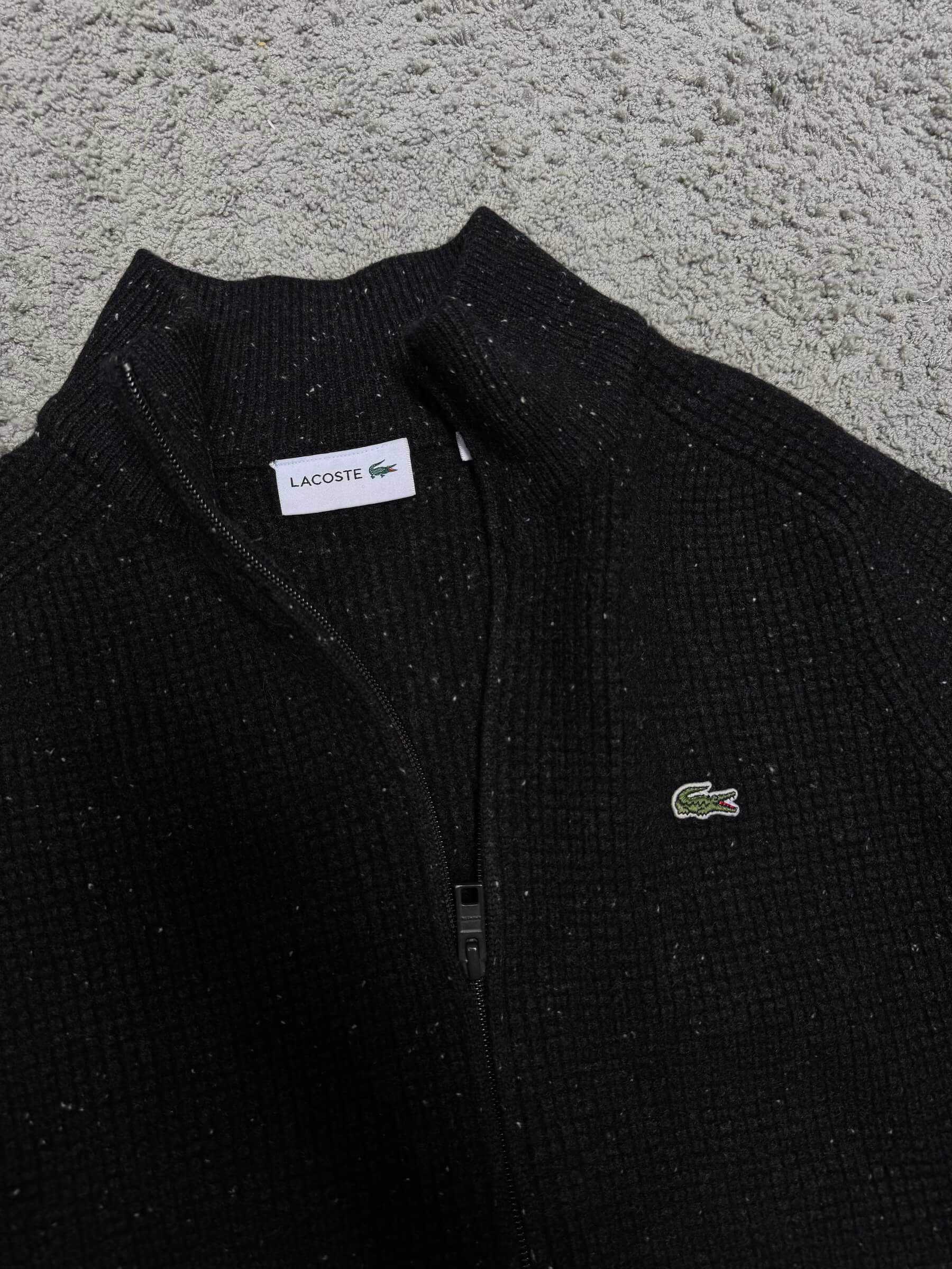 Lacoste - Wool Zipped Sweater (M)