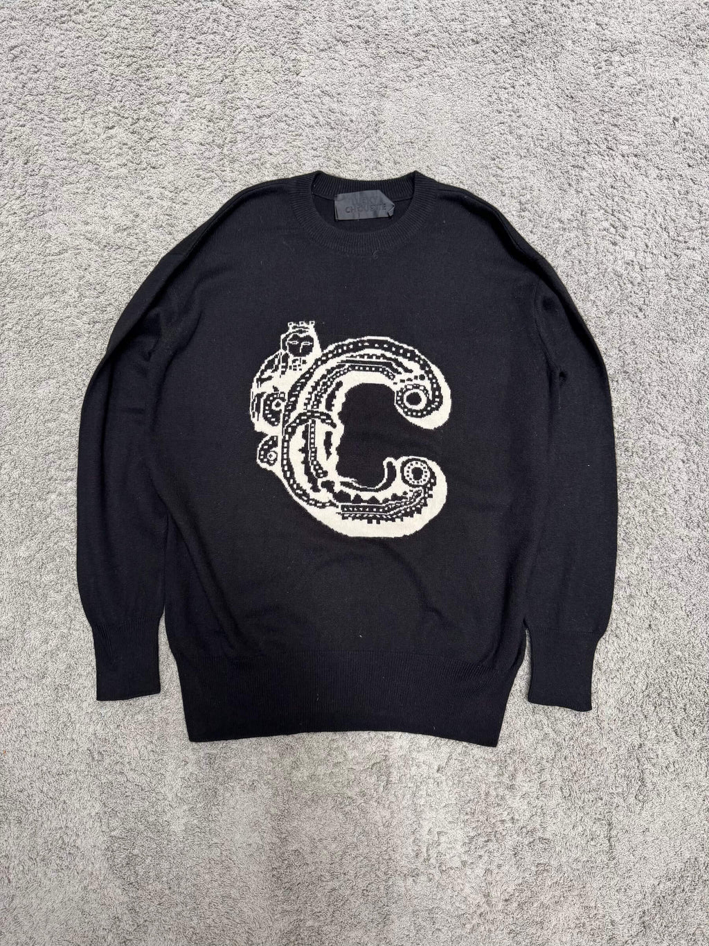 Lucky chouette - black sweater (M/L)
