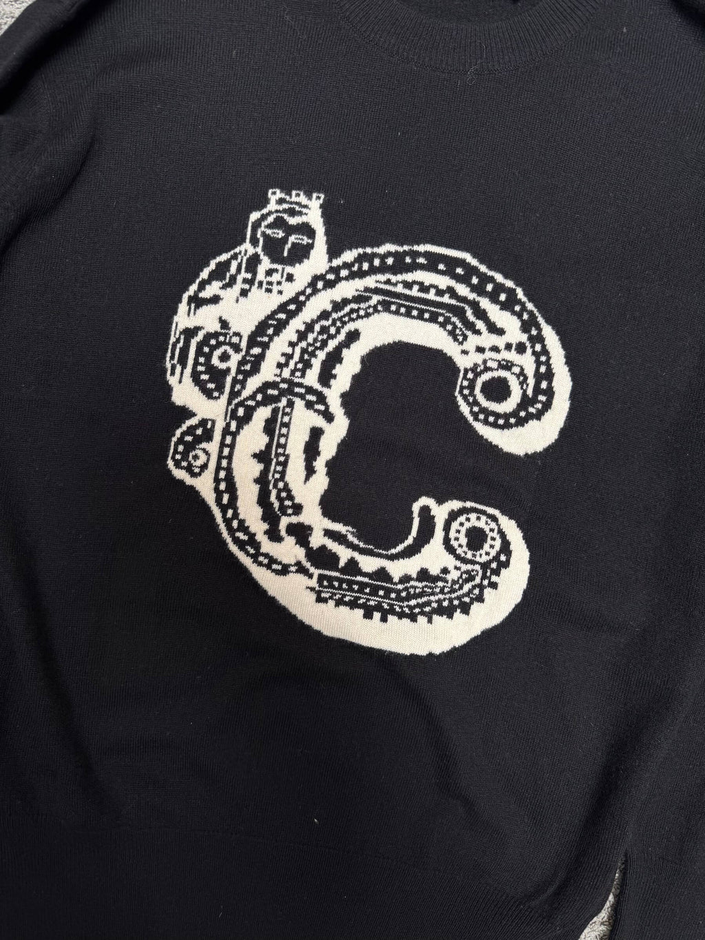 Lucky chouette - black sweater (M/L)