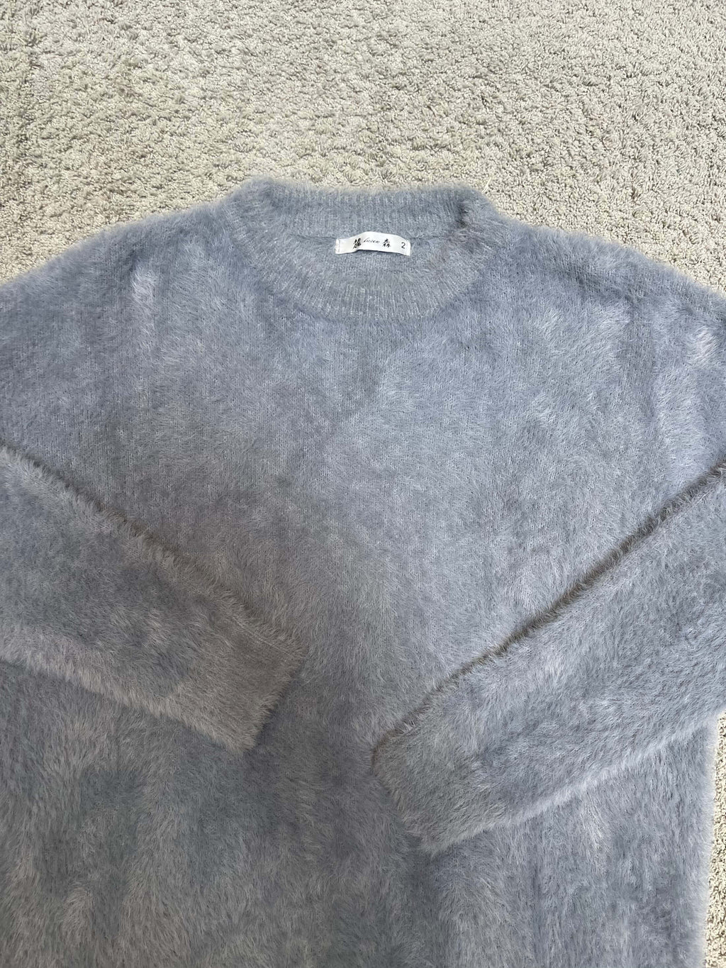 Lusen - Gray Fur Sweater (M/L)