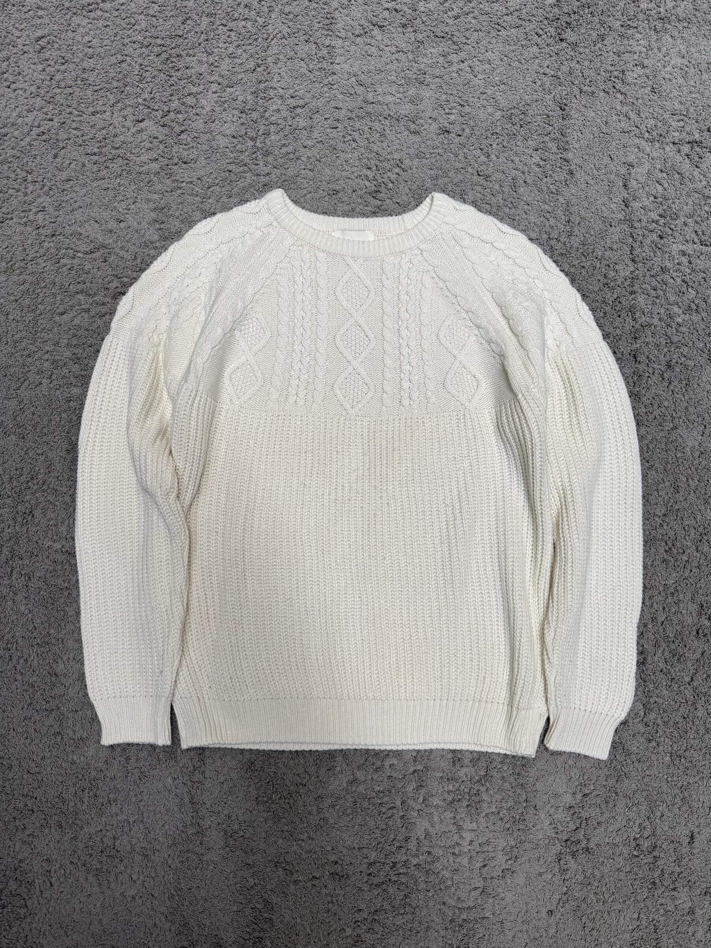 Meteor - beige knitted sweater (M)