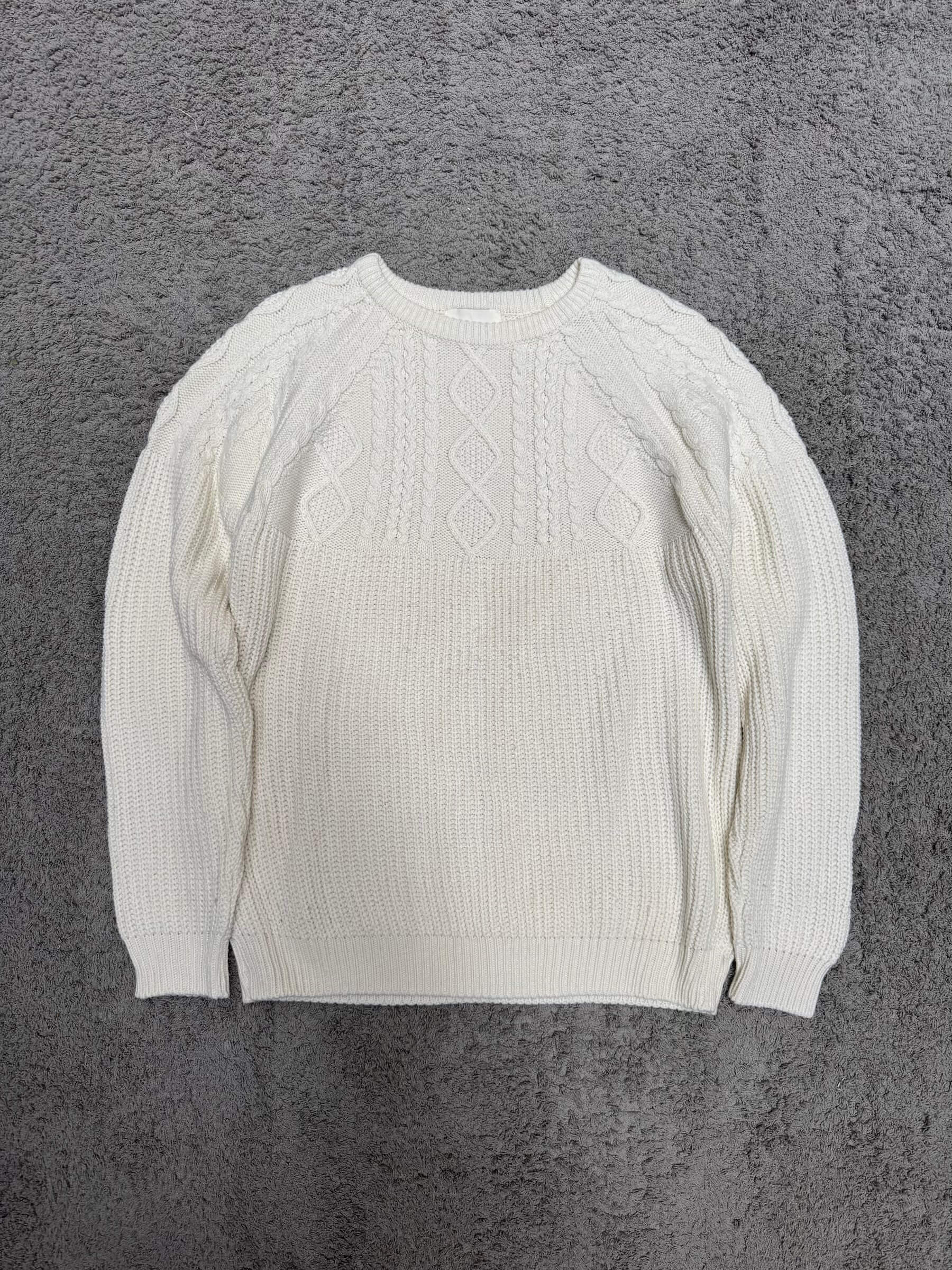 Meteor - beige knitted sweater (M)