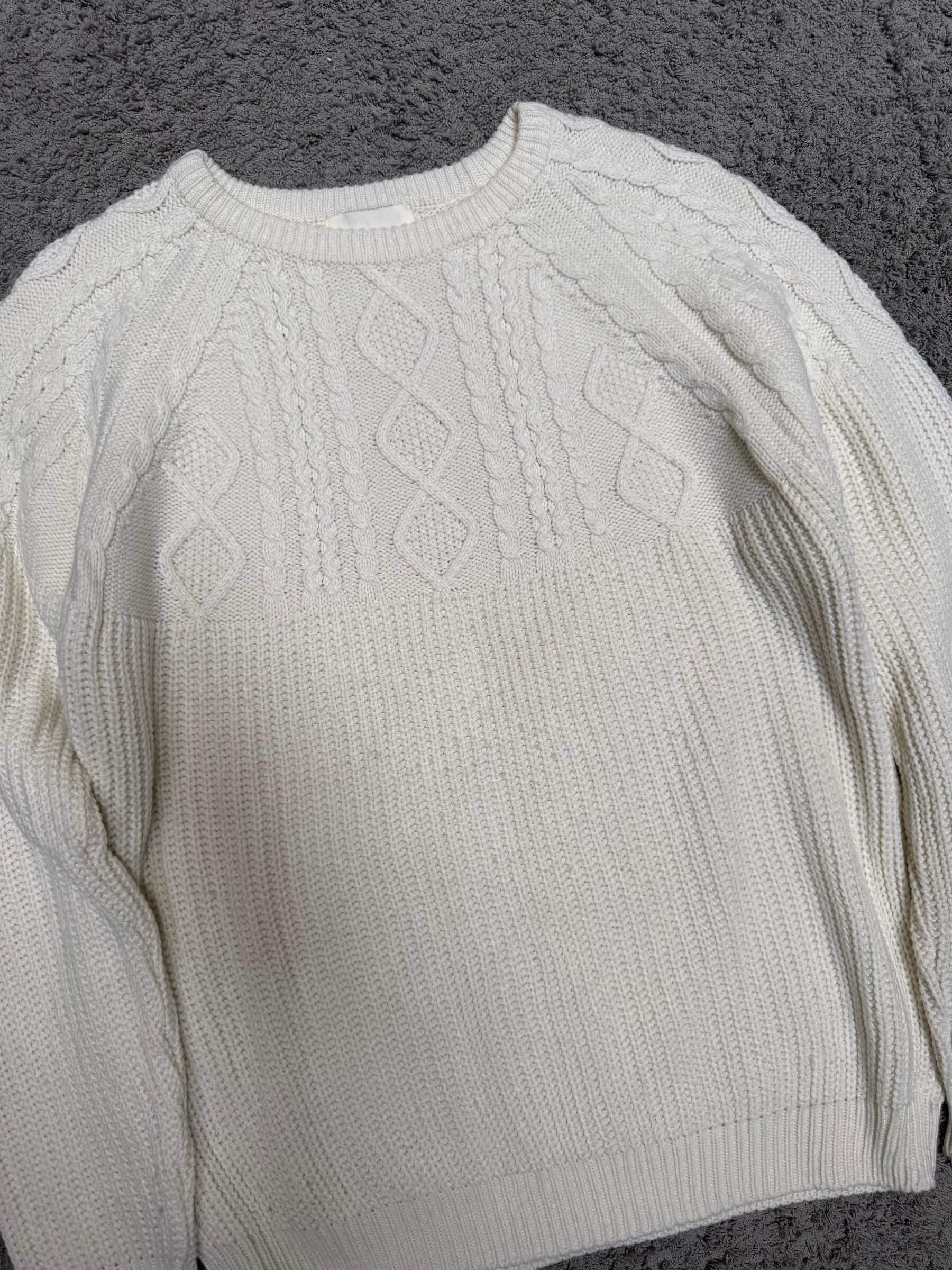 Meteor - beige knitted sweater (M)