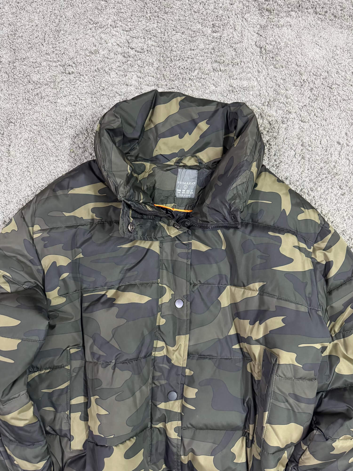 Primark - Camo Puffer Jacket for Her (L/XL)