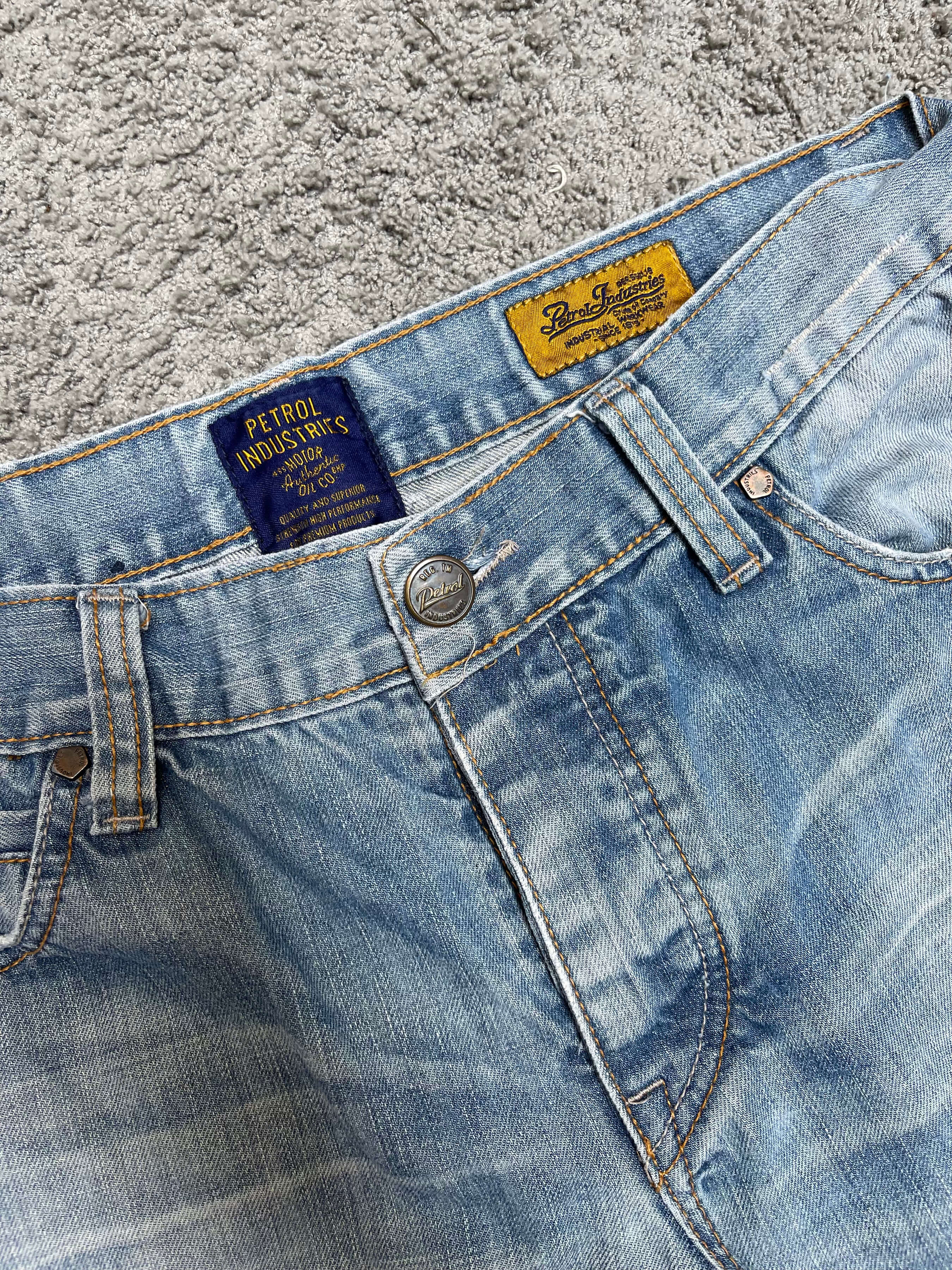 Blue Straight Fit Jeans (34")
