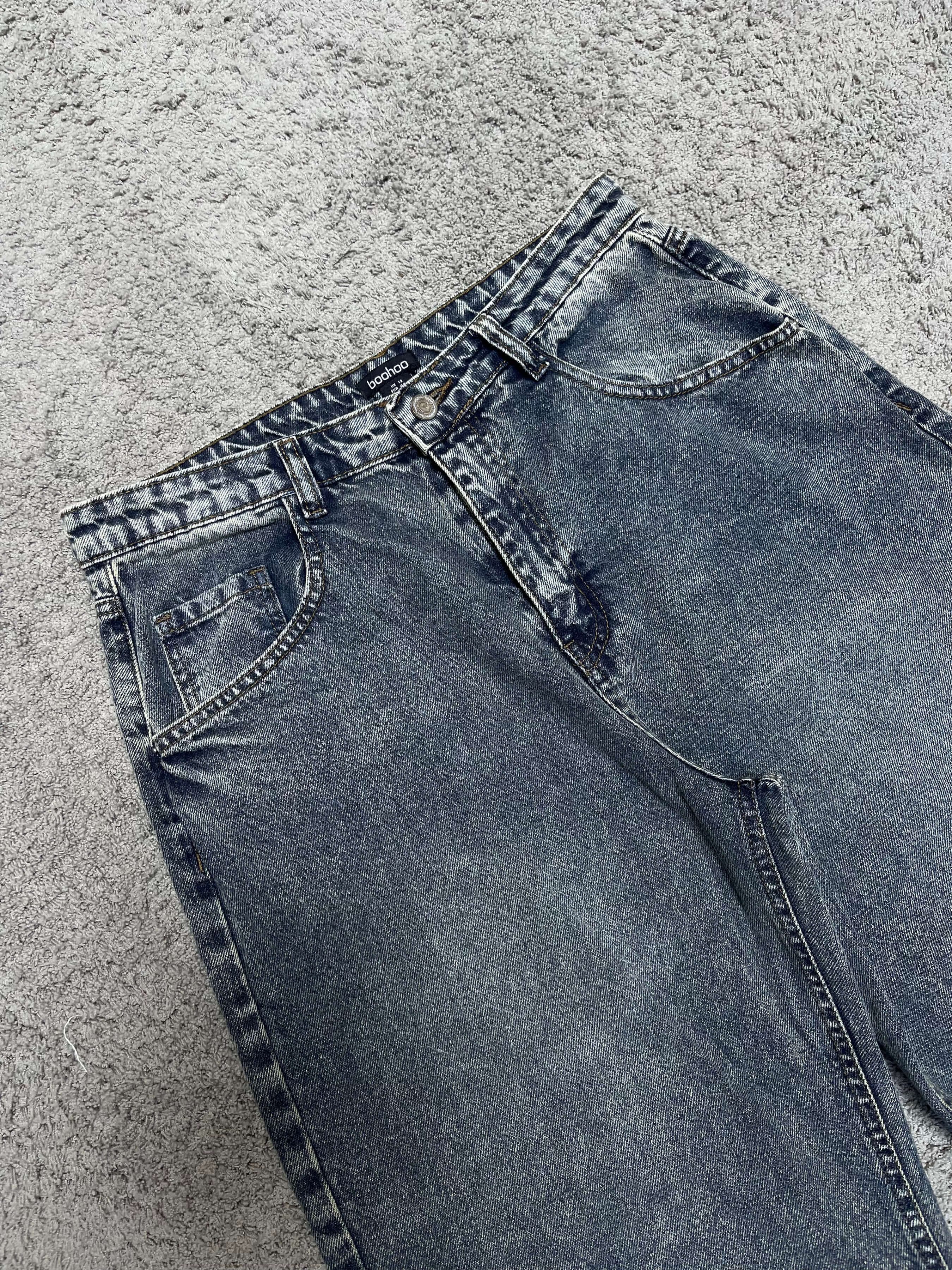 Boohoo Blue Washed Jeans (30")