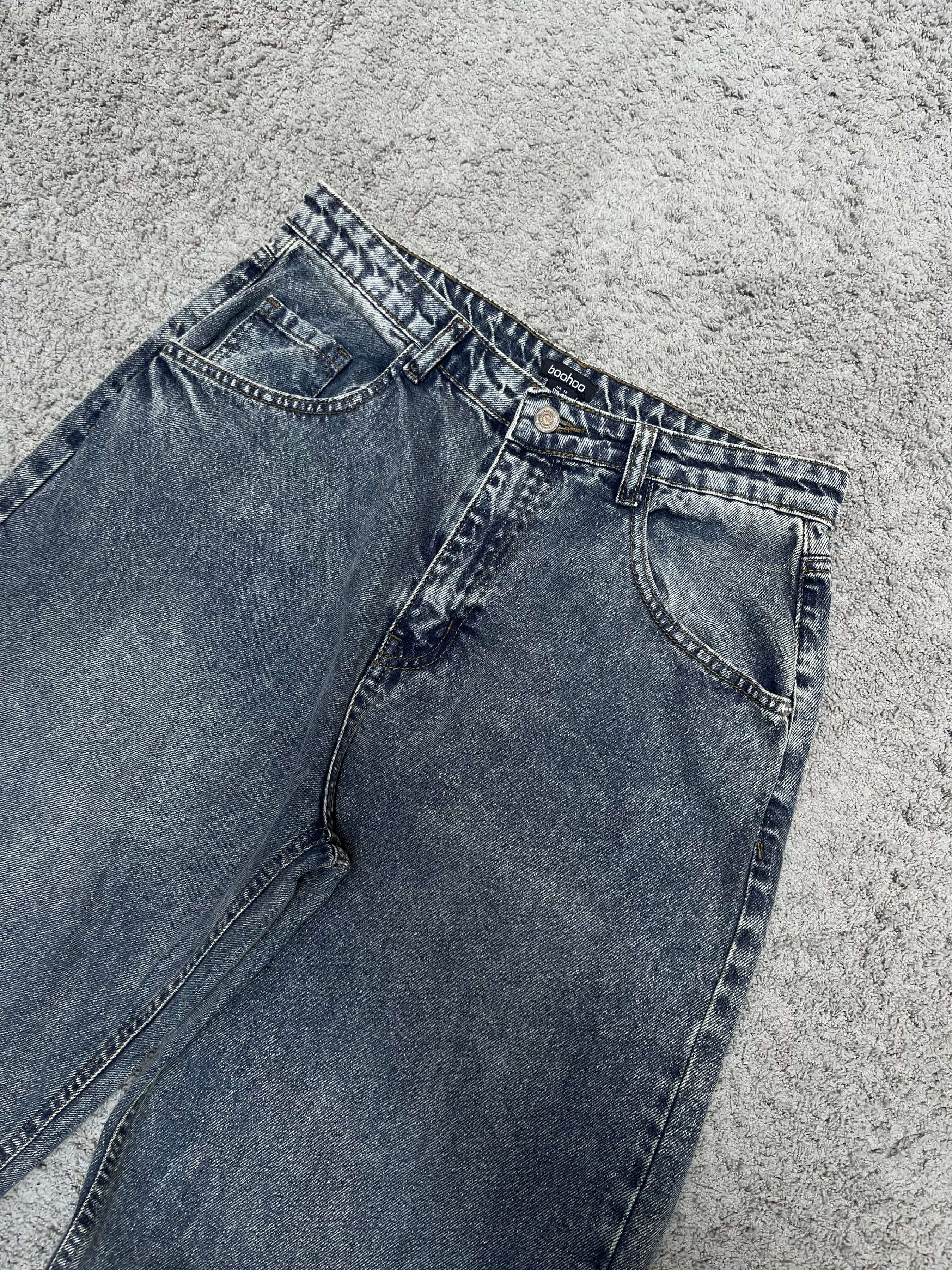 Boohoo Blue Washed Jeans (30")