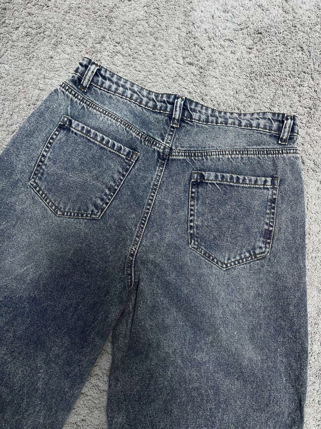 Boohoo Blue Washed Jeans (30")