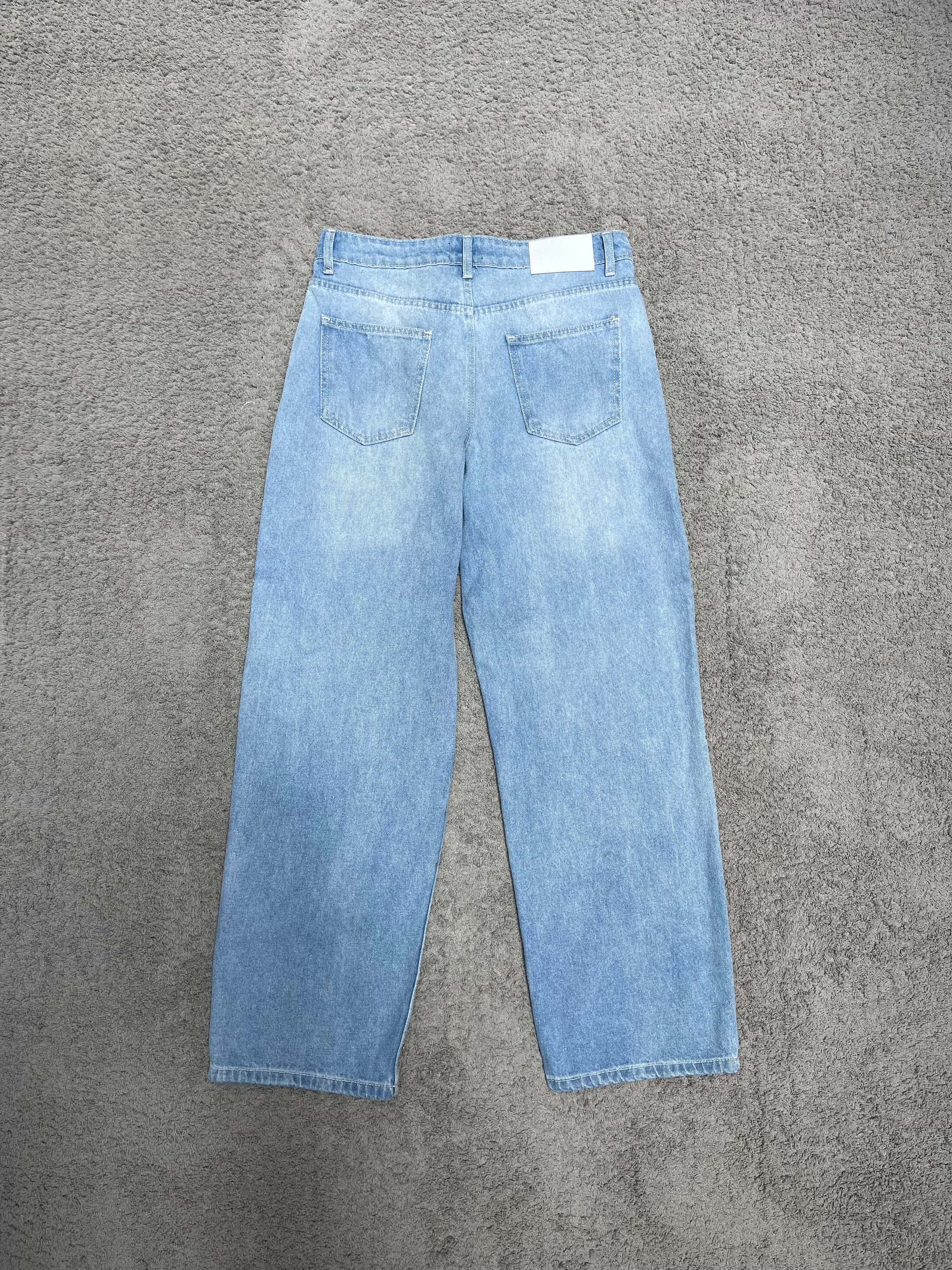 Boohoo - Rhinestone Blue Jeans (32")