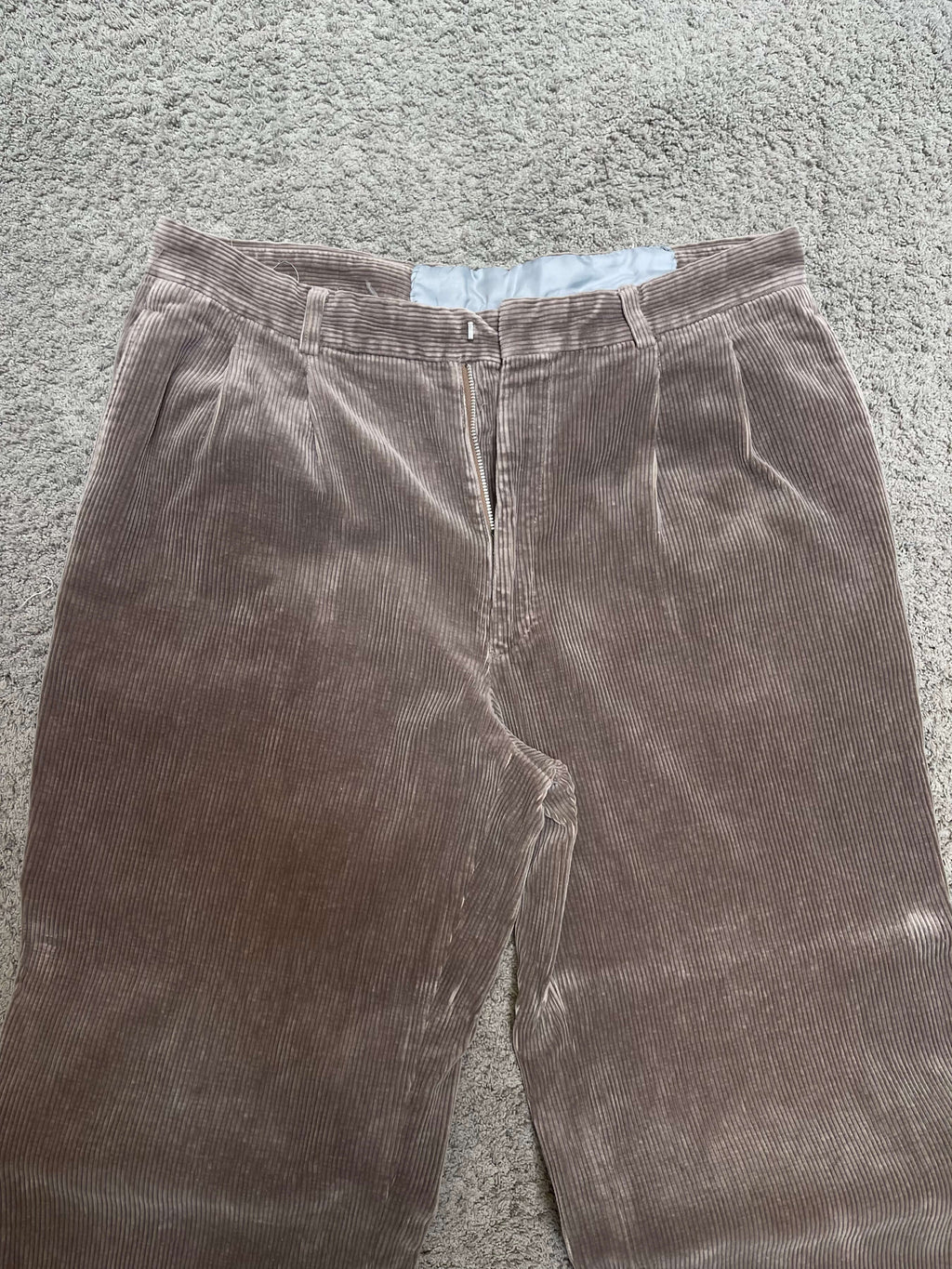 Corduroy Pants Brown Gray (36")