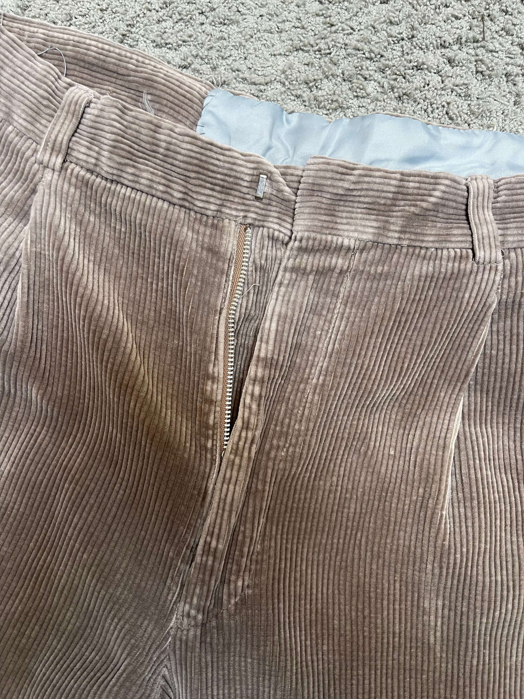 Corduroy Pants Brown Gray (36")