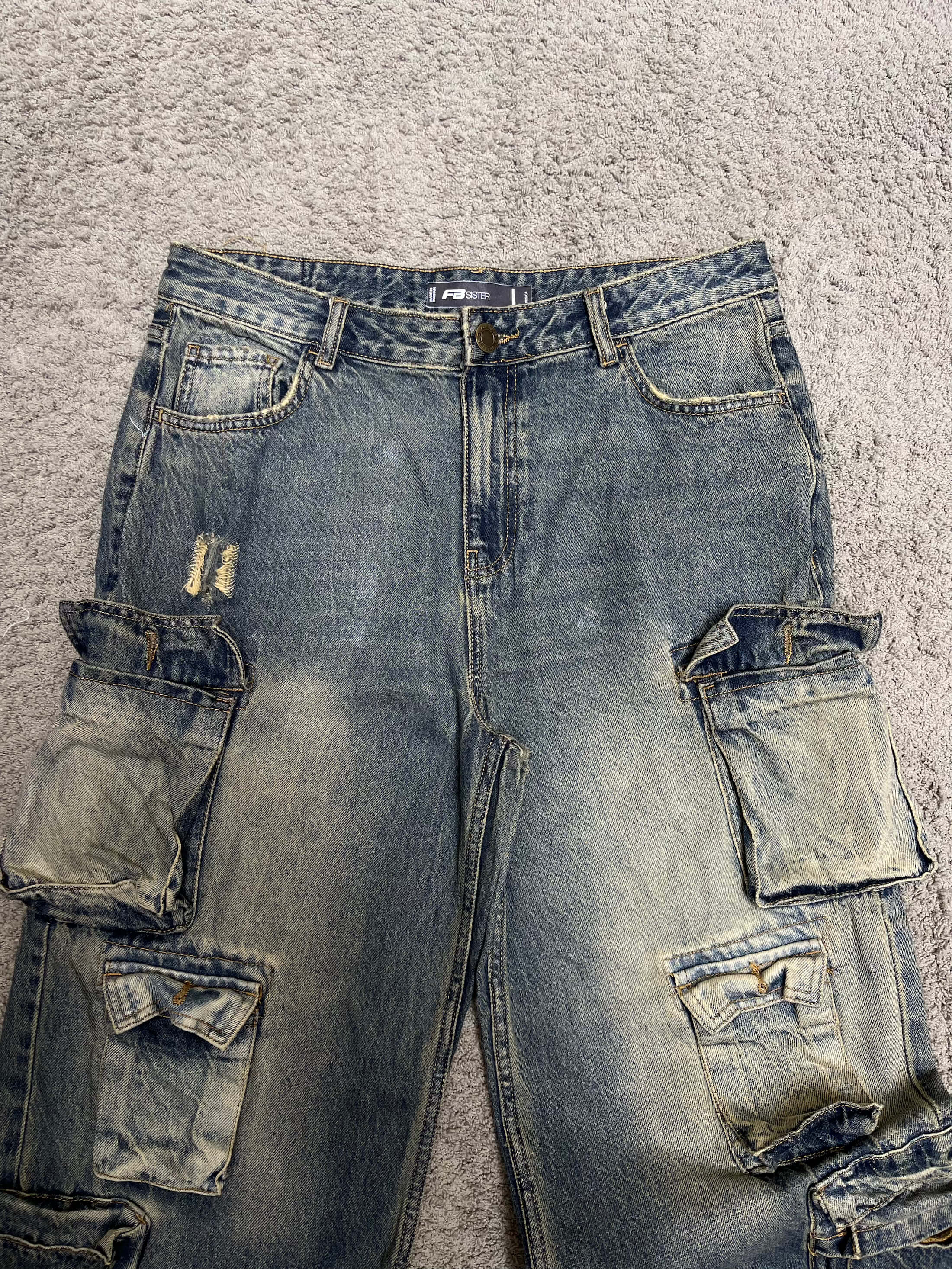 FB Sister 8 Pockets Cargo Pants (34")