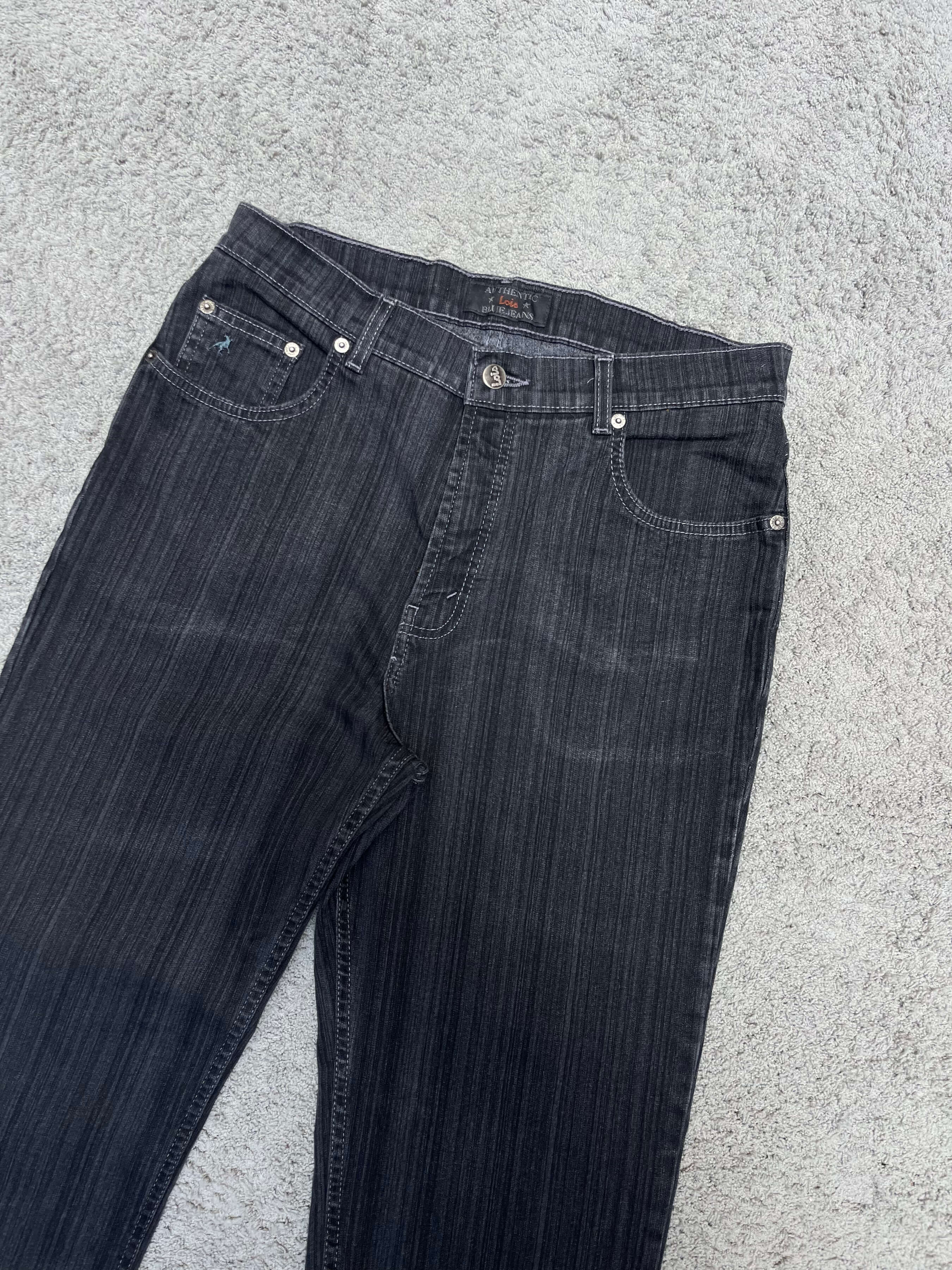 Lois Black Faded Jeans (30-32")
