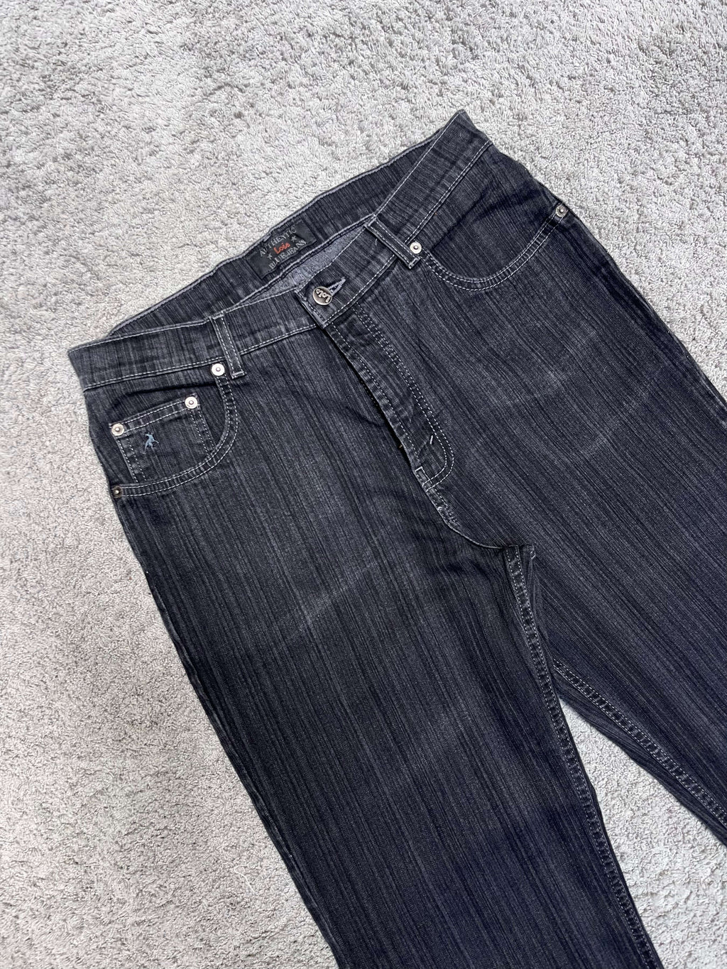 Lois Black Faded Jeans (30-32")