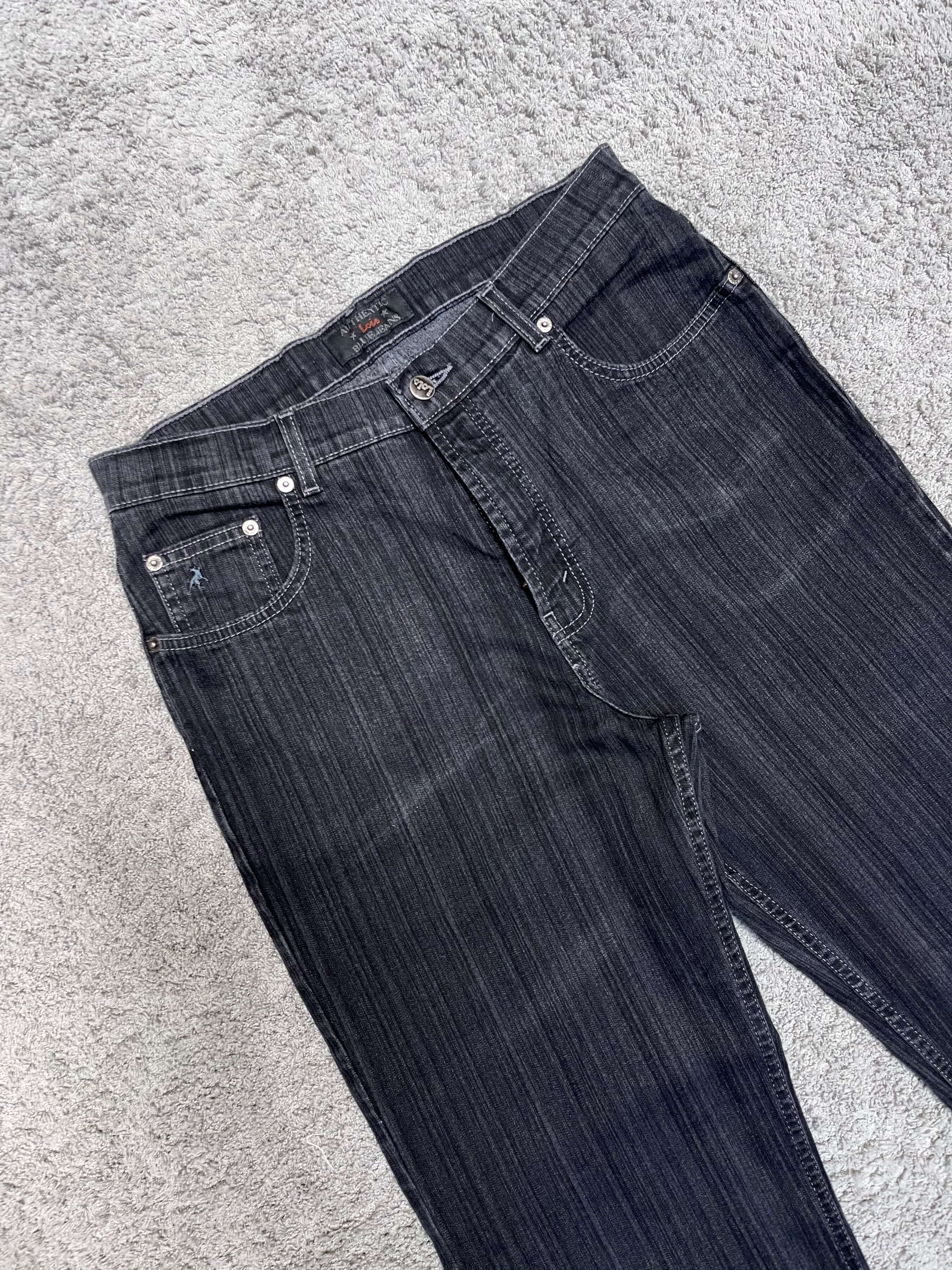 Lois Black Faded Jeans (30-32")