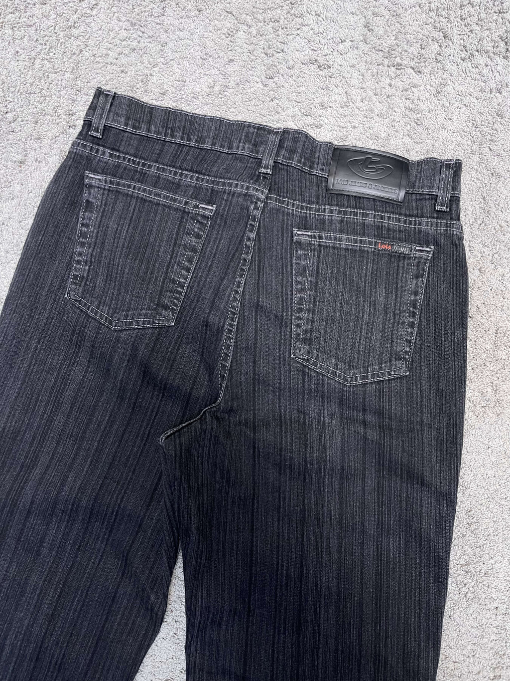 Lois Black Faded Jeans (30-32")