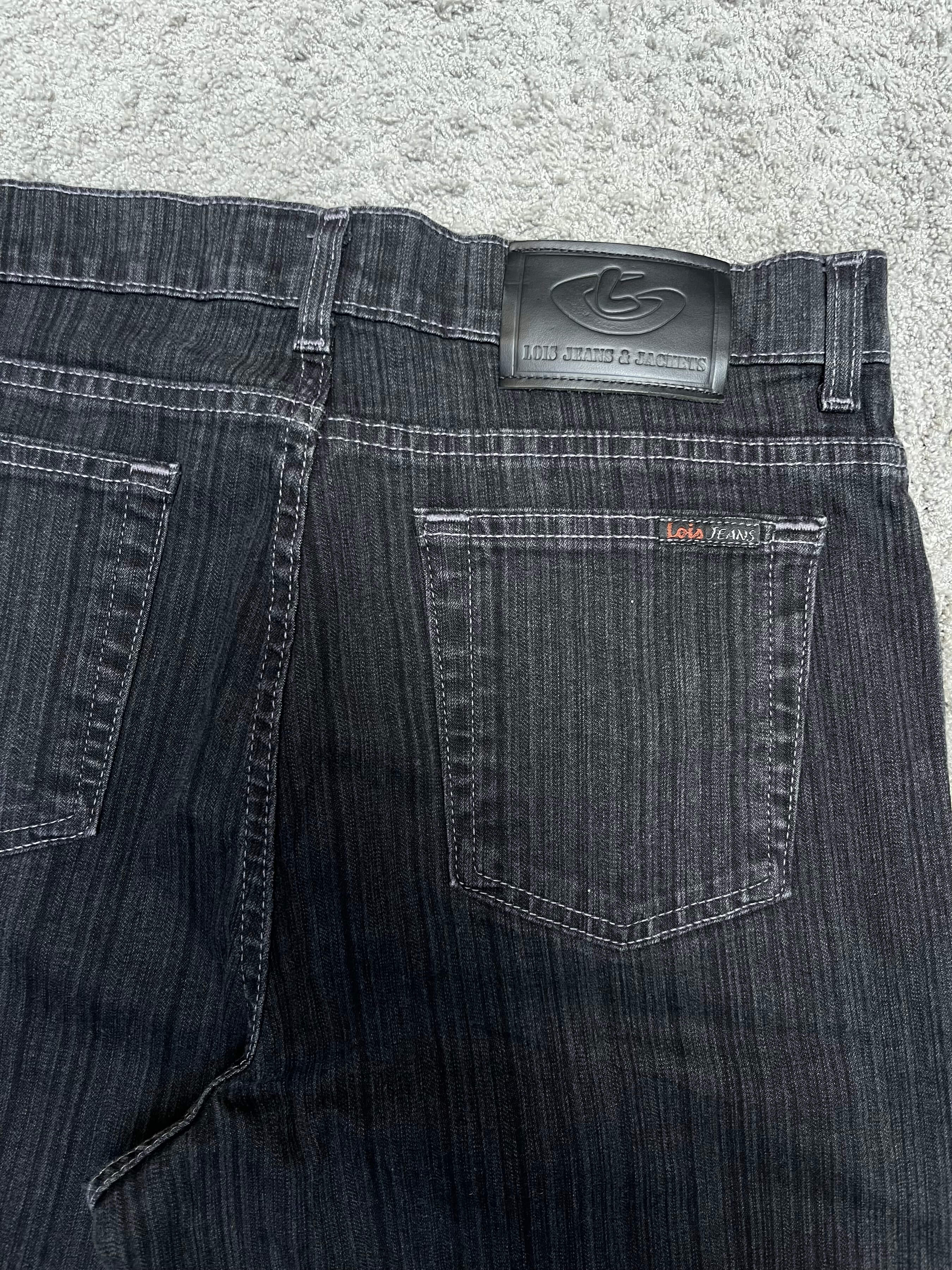 Lois Black Faded Jeans (30-32")