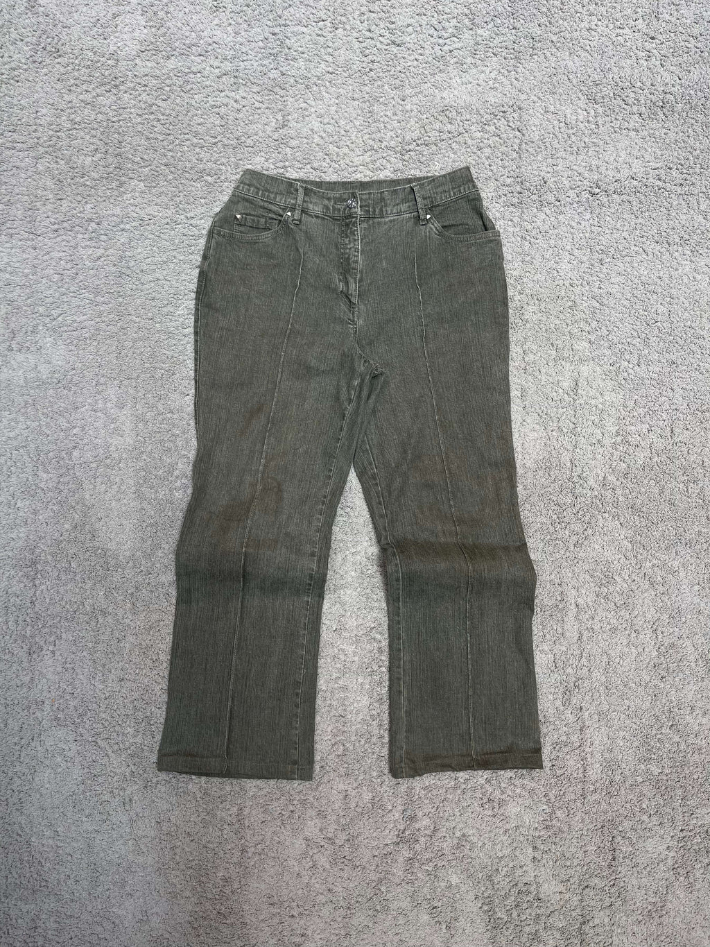 Olive Green Denim Pants (30")