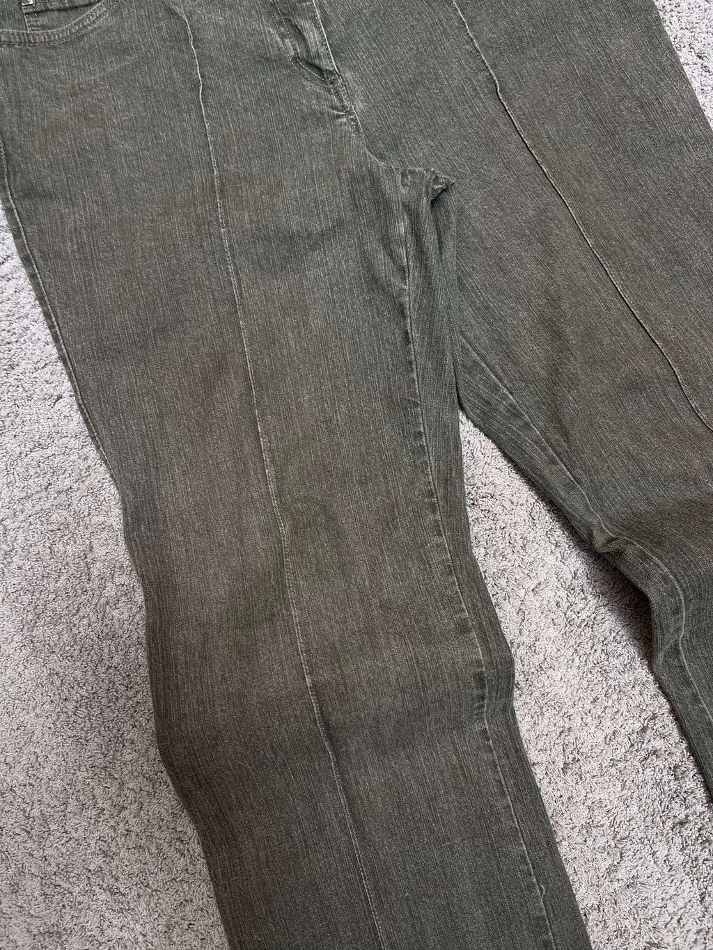 Olive Green Denim Pants (30")
