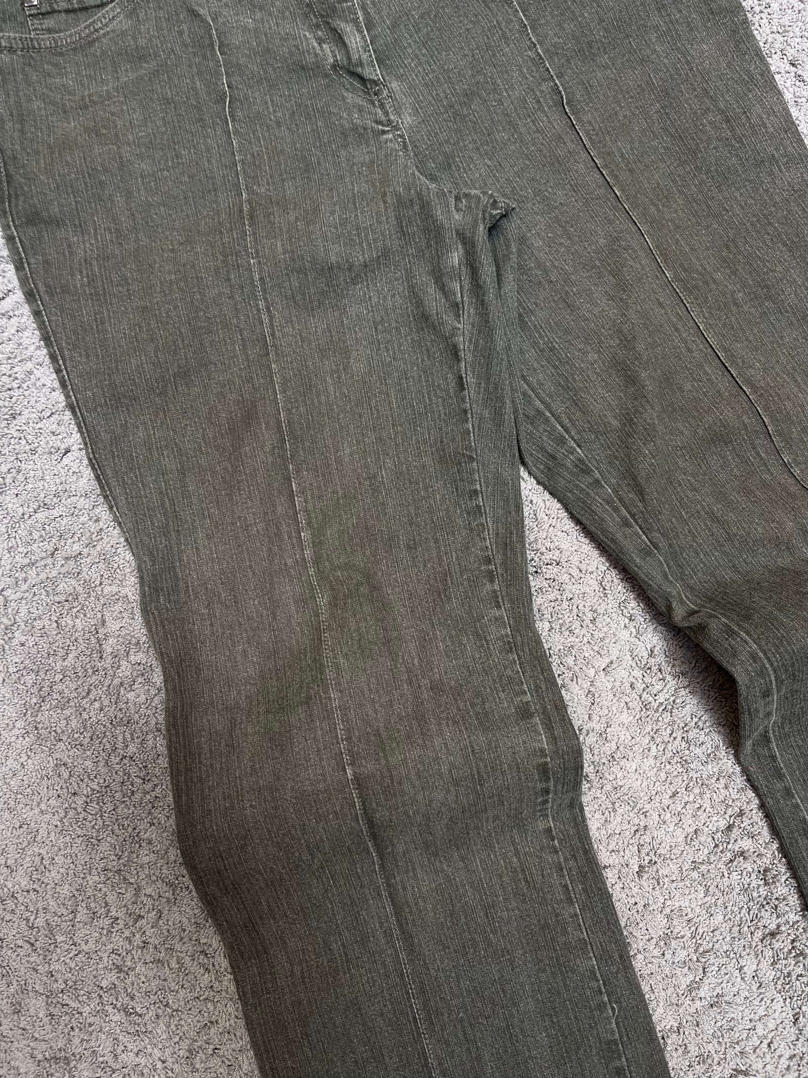 Olive Green Denim Pants (30")
