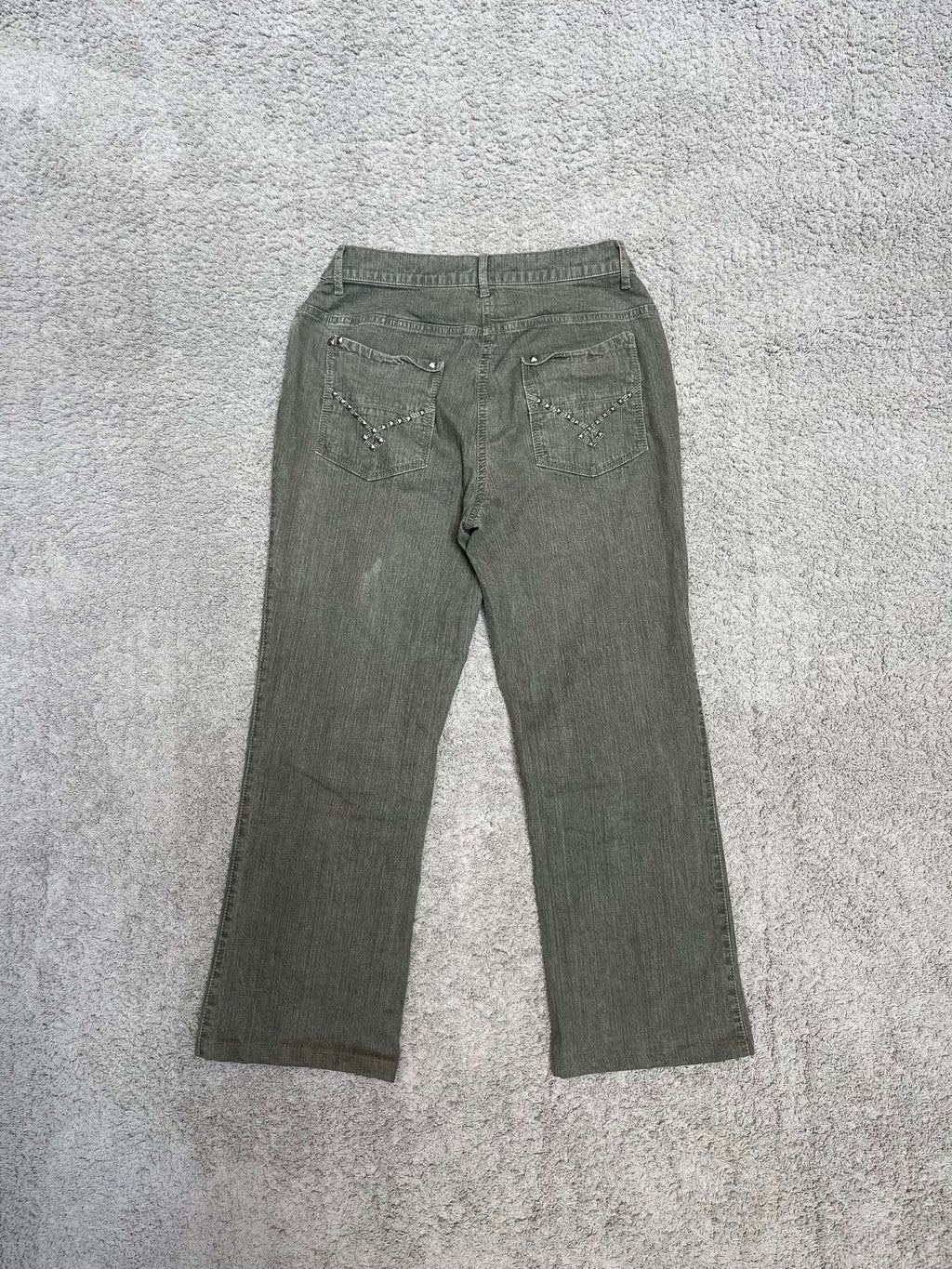 Olive Green Denim Pants (30")