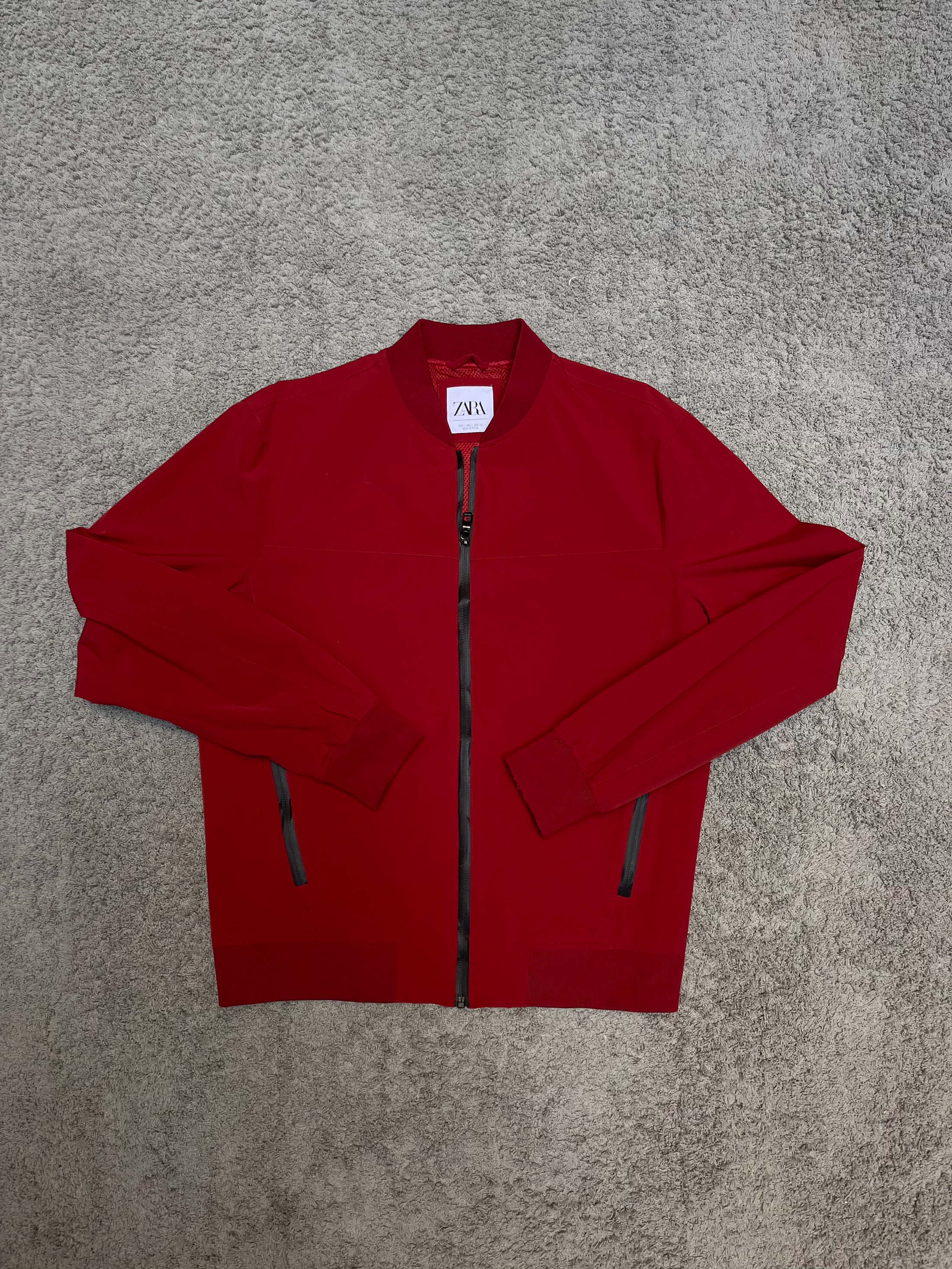 Zara - Red Zipper Jacket (M/L)